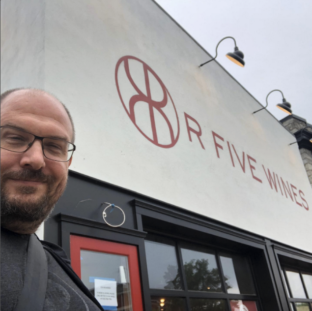 Me at R Five Wines in Downingtown, PA - my first foray into investing in hospitality businesses